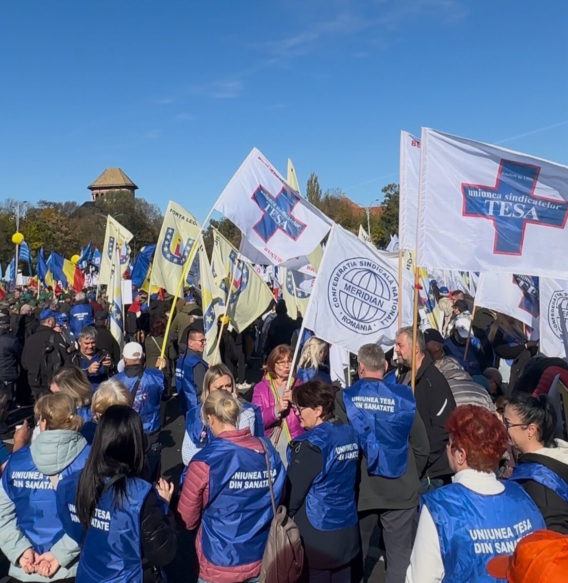 Miting național de protest în Piața Victoriei, pe 28 aprilie