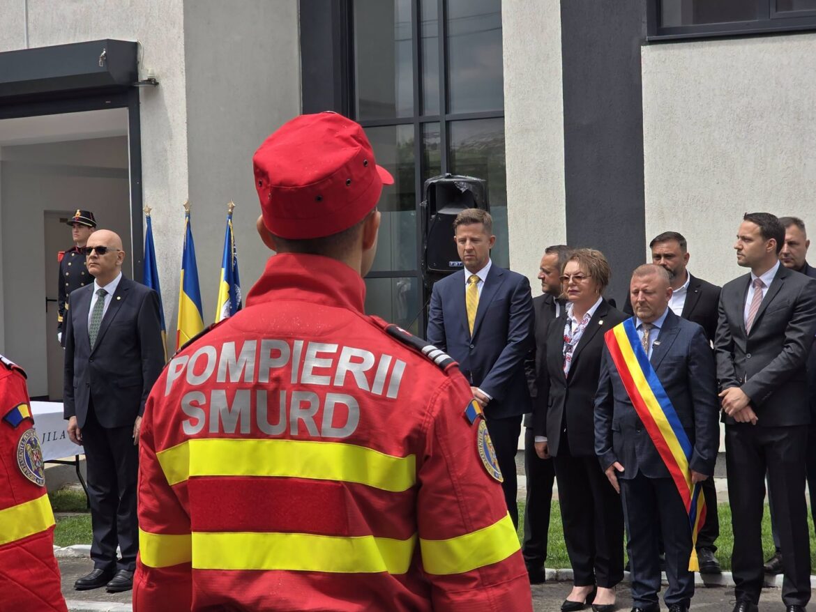 O nouă subunitate specială de pompieri deschisă în Jilava