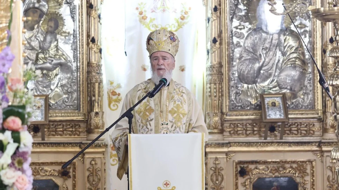 Părintele Nifon la Mânăstirea Pasărea